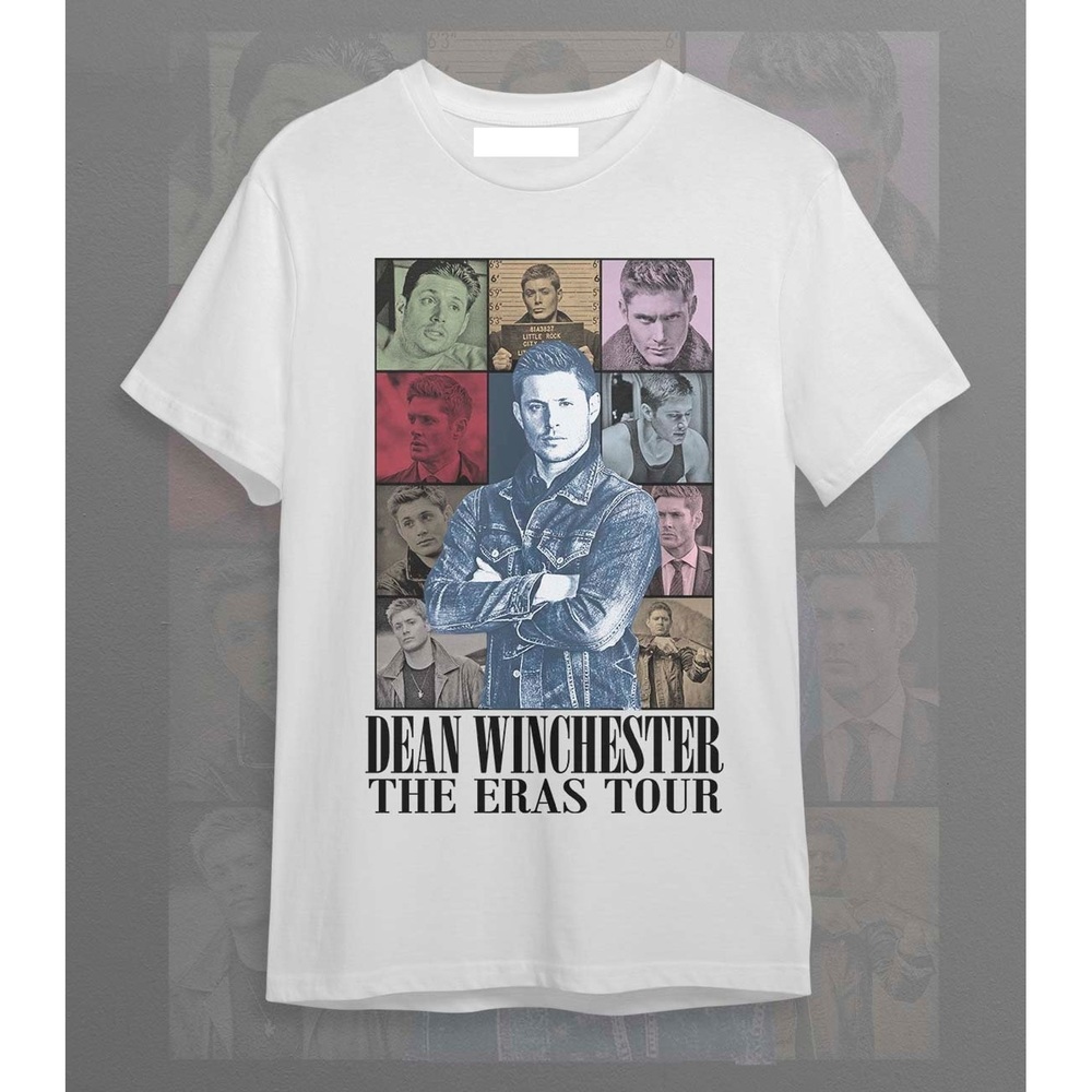 Dean Winchester Eras Tour Unisex T-Shirt White
